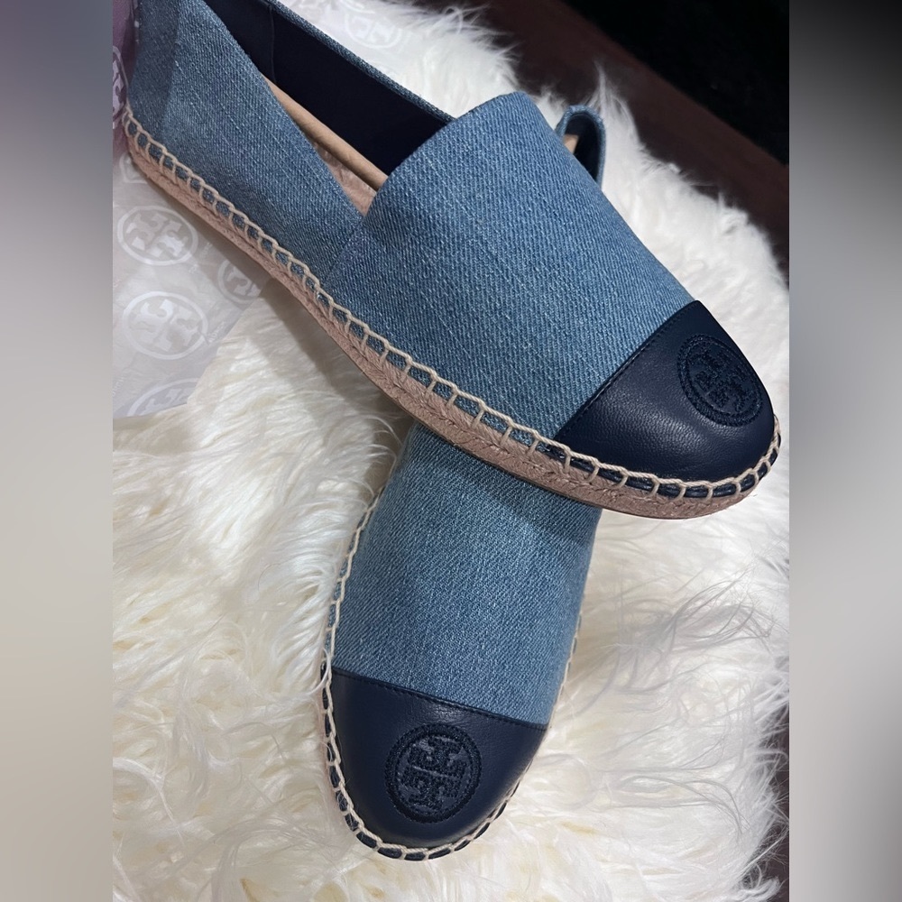 Denim espadrilles